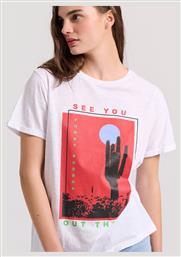 Funky Buddha Γυναικείο T-shirt Λευκό από το Funky Buddha