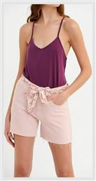 Funky Buddha Γυναικείο Τζιν Σορτς Soft Pink από το Outletcenter