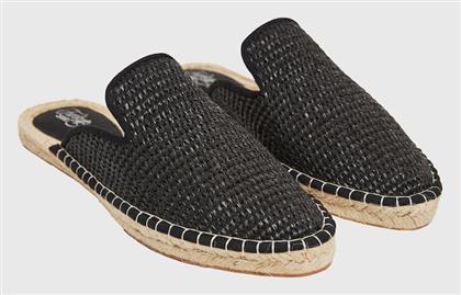 Funky Buddha Mules με Τακούνι σε Μαύρο Χρώμα