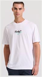 Funky Buddha T-shirt Λευκό