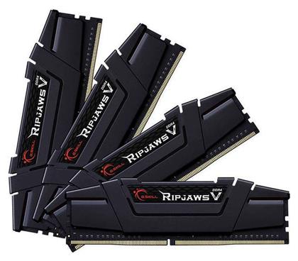 G.Skill Ripjaws V 128GB DDR4 RAM με 4 Modules (4x32GB) και Ταχύτητα 3200 για Desktop