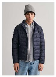 Gant Ανδρικό Χειμωνιάτικο Μπουφάν Puffer Navy Μπλε