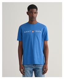 Gant Ανδρικό T-shirt Κοντομάνικο Μπλέ