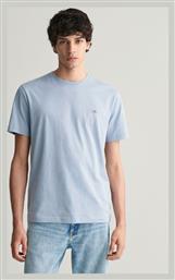 Gant Shield Ανδρικό T-shirt Κοντομάνικο Dove Blue από το Favela