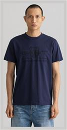 Gant T-shirt Navy Μπλε