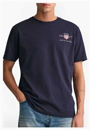 Gant T-shirt Σκούρο Μπλε