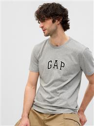 GAP Ανδρικό T-shirt Κοντομάνικο Γκρι