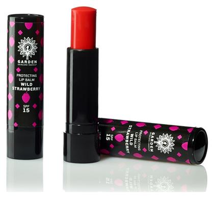 Garden Protecting Lip Balm SPF15 με Χρώμα Wild Strawberry 5.20gr