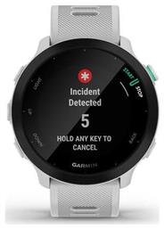 Garmin Forerunner 55 42mm Αδιάβροχο Smartwatch με Παλμογράφο (White) από το e-shop