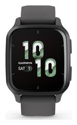 Garmin Venu Sq 2 Aluminium 40mm Αδιάβροχο Smartwatch με Παλμογράφο (Slate Aluminium Bezel with Shadow Grey Case and Silicone Band)