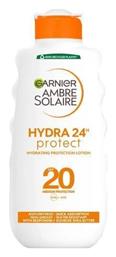 Garnier Ambre Solaire High Protection Αδιάβροχη Αντηλιακή Κρέμα για το Σώμα SPF20 200ml