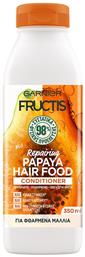 Garnier Fructis Papaya Hair Food Conditioner Αναδόμησης/θρέψης για Όλους τους Τύπους Μαλλιών 350ml