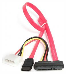 Gembird 7-Pin SATA III - 22-Pin SATA III + Molex 4 pin Cable 0.35m Κόκκινο (CC-SATA-C1)