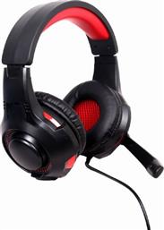Gembird GHS-U-5.1-01 Over Ear Gaming Headset (USB) Black / Red από το e-shop