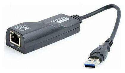Gembird NIC-U3-02 USB Αντάπτορας Δικτύου για Ενσύρματη σύνδεση Ethernet από το e-shop