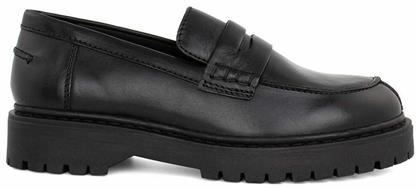 Geox Bleyze Γυναικεία Loafers σε Μαύρο Χρώμα