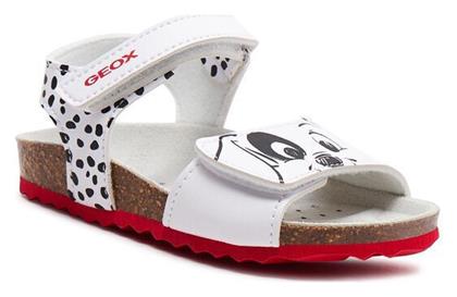 Geox Παιδικά Πέδιλα B Sandal Chalki Λευκά από το Z-mall