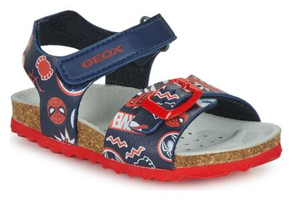 Geox Παιδικά Πέδιλα B Sandal Chalki Navy Μπλε