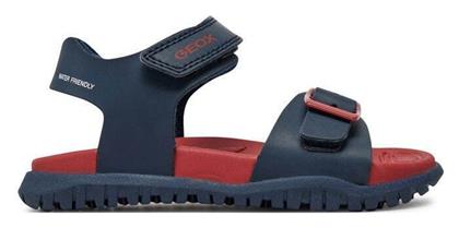 Geox Παιδικά Πέδιλα J Sandal Fusbetto Μπλε J35AVA01520C0735