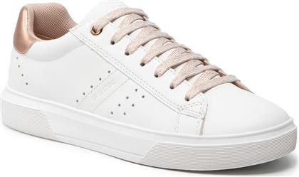 Geox Παιδικά Sneakers Ανατομικά για Κορίτσι Λευκά