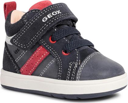 Geox Παιδικά Sneakers High Biglia Ανατομικά για Αγόρι Navy Μπλε