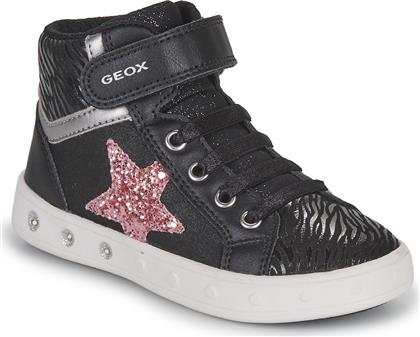 Geox Παιδικά Sneakers High Μαύρα από το Spartoo