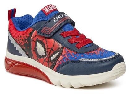 Geox Παιδικά Sneakers J Ciberdron Ανατομικά Navy Μπλε από το SerafinoShoes