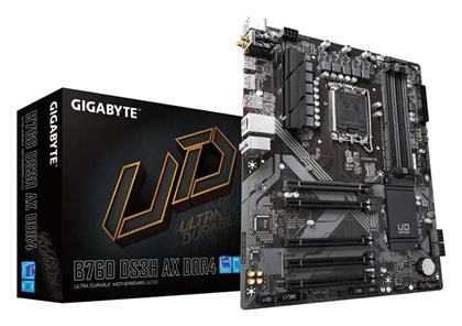 Gigabyte B760 DS3H AX DDR4 rev. 1.0 Wi-Fi Motherboard ATX με Intel 1700 Socket