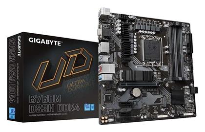 Gigabyte B760M DS3H DDR4 rev. 1.0 Motherboard Micro ATX με Intel 1700 Socket