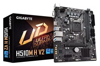 Gigabyte H510M H V2 rev. 1.0 Motherboard Micro ATX με Intel 1200 Socket