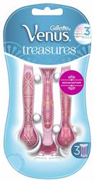 Gillette Venus Treasures Ξυραφάκια Σώματος μιας Χρήσης με 3 Λεπίδες & Λιπαντική Ταινία 3τμχ από το Pharm24