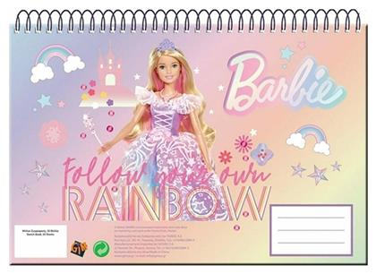 Gim Μπλόκ Ζωγραφικής Barbie Ροζ 21x30cm (30φύλλα)