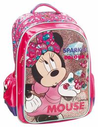 Gim Minnie Gem Τσάντα Πλάτης Δημοτικού Ροζ 340-55031