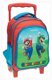 Gim Super Mario Τσάντα Τρόλεϊ Νηπιαγωγείου Πολύχρωμη 12lt 313-00072