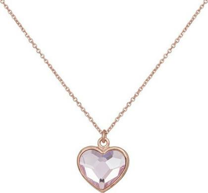 Γυναικείο κολιέ 925 Pink Swarovski Heart 038100 038100 Ασήμι