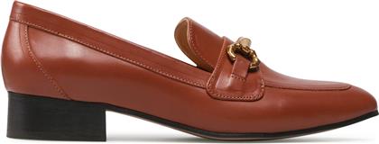 Gino Rossi Lords Δερμάτινα Γυναικεία Loafers Camel από το Modivo