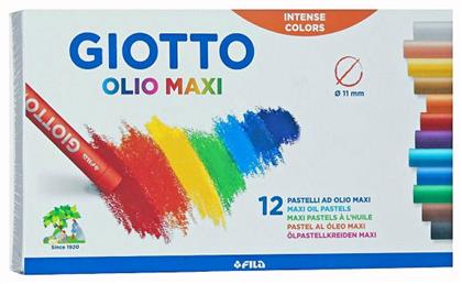 Giotto Λαδοπαστέλ Olio Maxi 12 Χρωμάτων