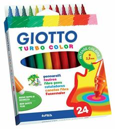 Giotto Turbo Color Μαρκαδόροι Ζωγραφικής Λεπτοί σε 24 Χρώματα