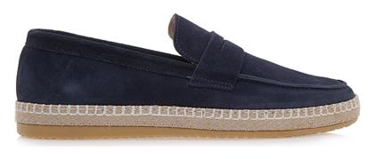 Giovanni Morelli Suede Ανδρικά Loafers σε Μπλε Χρώμα