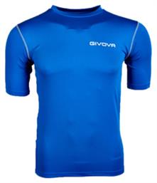 Givova Corpus 2 Maglia MAE011-0002 Ανδρική Ισοθερμική Κοντομάνικη Μπλούζα Μαύρη