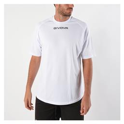 Givova One Αθλητικό Ανδρικό T-shirt Λευκό με Λογότυπο
