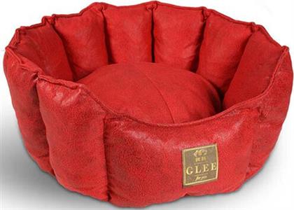 Glee Oyster S Κρεβάτι Γάτας σε Κόκκινο χρώμα 50x50cm