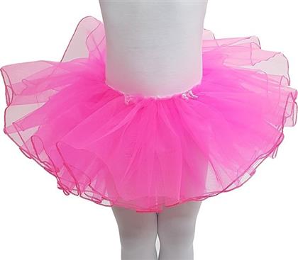 Godance 9993 Παιδική Φούστα 3-Layer Tutu Μπαλέτου Ροζ