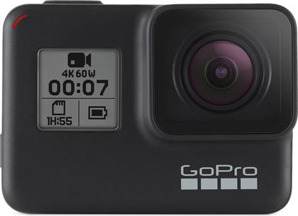 GoPro Hero7 Action Camera 4K Ultra HD Υποβρύχια με WiFi Μαύρη με Οθόνη 2''