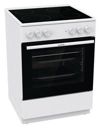 Gorenje GEC6A41WC Κουζίνα 71lt με Κεραμικές Εστίες Π60εκ. Λευκή από το Polihome