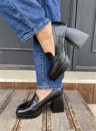 Γόβες τύπου loafers με χοντρό τακούνι - Μαύρο από το Issue Fashion