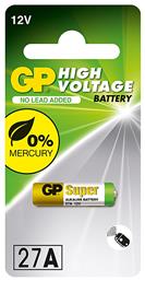 GP Batteries High Voltage Αλκαλική Μπαταρία A27 12V 1τμχ