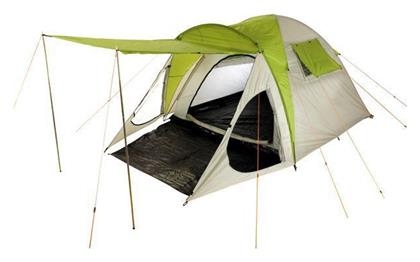 Grasshoppers Electra XL Σκηνή Camping Igloo Μπεζ με Διπλό Πανί 3 Εποχών για 5 Άτομα 410x280x185εκ.