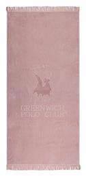 Greenwich Polo Club 3622 Πετσέτα Θαλάσσης Παρεό με Κρόσσια Ροζ 170x70εκ. από το Katoikein