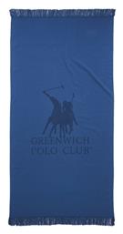 Greenwich Polo Club 3779 Πετσέτα Θαλάσσης με Κρόσσια Μπλε 170x80εκ. από το Katoikein